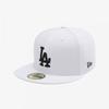New Era Mlb La Dodgers Podstawowa czapka Fitted Optic White 15131700