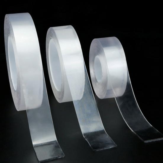 PET 30mm Double Sided Transparent No Trace Adhesive Reusable Waterproof Tape