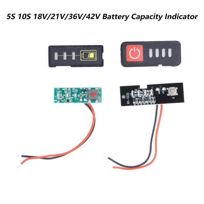 Digital Battery Capacity Indicator Module 5S 18V 21V LED Display Easy to Install for E-bike Lithium Battery Status Monitor