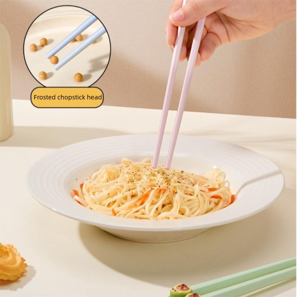 1/5 Pairs Easy To Use Chopsticks Anti-Slip Food Clip Cartoon Capybara Chopsticks  Kids Supply