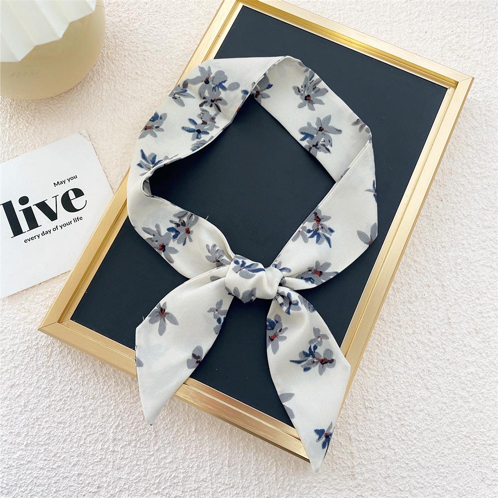 New Scarves Silk Scarves Women'S Spring And Autumn Season Long Decorative Professional Scarves Summer Thin Styles Paired With Shirts Stylish