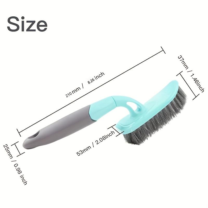 1pc Long Handle Toilet Wall Tile Cleaning Brush Scrub Hard Bristle Floor Brush For Bathroom Shower Sink Carpet Floor Remover Roller