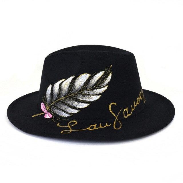 Buy 2021 Winter Fedora Hats For Women 