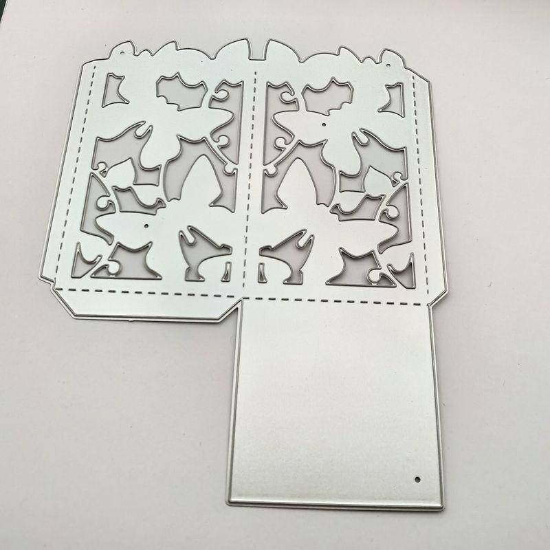 

3D Carbon Steel Embossing Cutting Dies Hollow Butterfly Lantern for DIY Scrapbooking Card Album Embossing Crafts Die Cut срібний