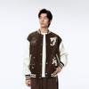 Peacebird Men's Embroidered Casual Baseball Jacket