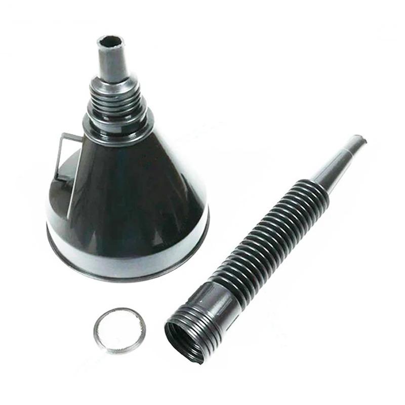2-In-1 Refueling Funnel with Strainer Can Spout for Oil Water Fuel Petrol Diesel for Auto Car Motorcycle Bike Truck ATV 7