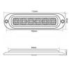 bubulu LED Daylight Back Lamp Work Light Compatible with 12V-24V