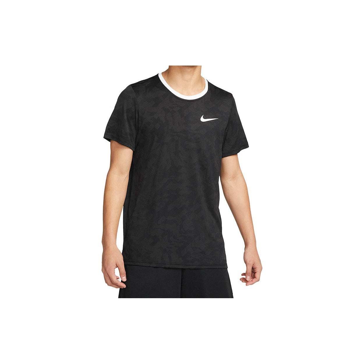 Nike Solid Men Round Neck T-Shirt Black Men s DM6477-010 M