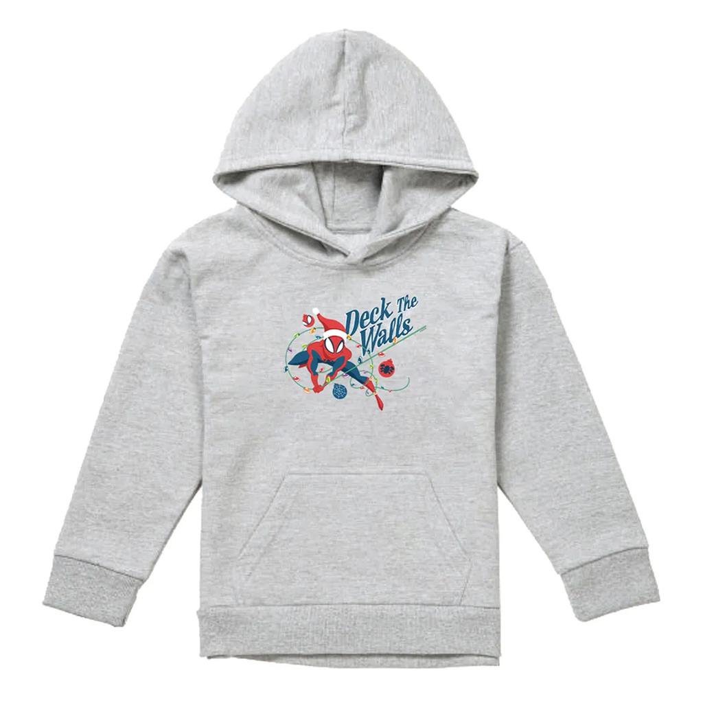 Spider-Man Childrens/Kids Deck The Walls Heather Pull Over Hoodie
