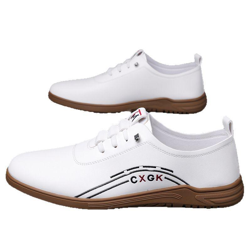 Men's Shoes 2025 New Men's Casual Leather Shoes British One-pedal Business Men's Middle-aged Dad Shoes Soft Leather Shoes