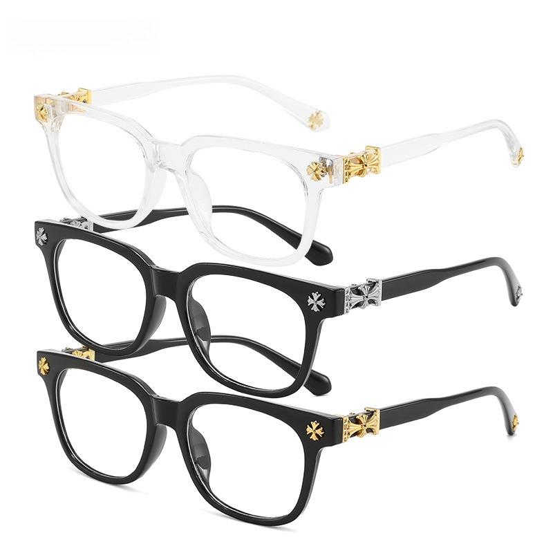 Fashion Square Frame Eyewear for Women Men Classic Casual Travel Decorative Glasses