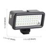 40m Underwater Fill Light IPX8 Water Resistant 40LED Diving Light with 8pcs Color Filters 6000 6500K Magnetic Charging