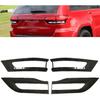 Compatible with 2014-2021 Jeep Grand Cherokee Tail Light Trim Bezel Kit Cover Carbon Fiber Look