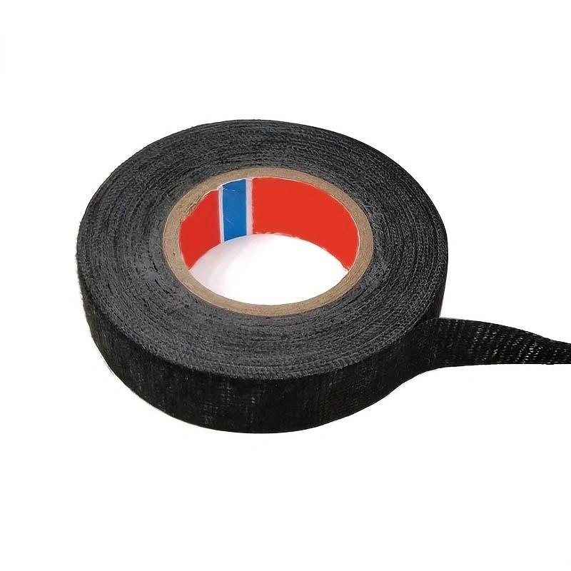 Electrical Tape Heat-resistant Adhesive Cloth Tape For Cable Car Harness Wiring Loom Width 9/15/32MM For Hotel/Restaurant/Office 9MM&15M чёрный