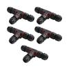 5Pcs TShape Cable Connectors with IP68 Protection for Outdoor Lighting