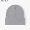 Disponibile Cappello a cuffia doppio ispessito caldo autunno e inverno cappello lavorato a maglia da donna semplice da uomo