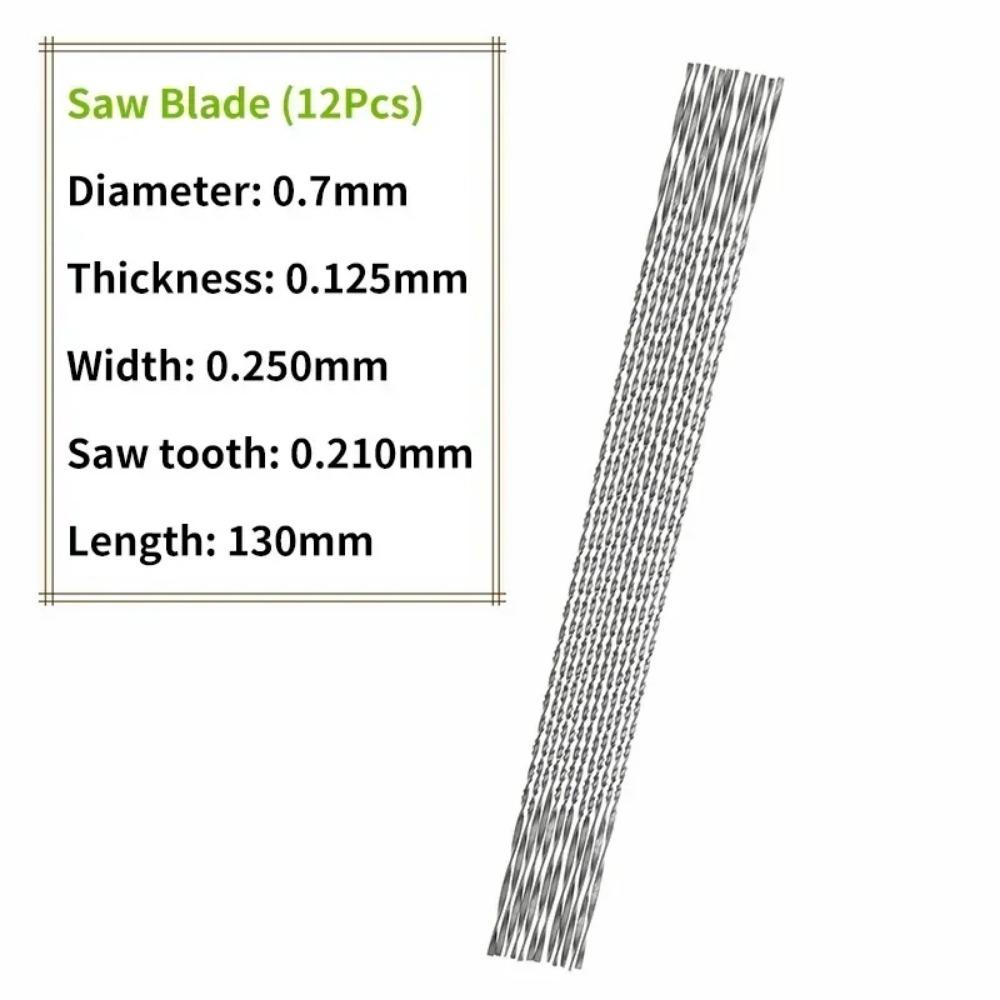 Nastavitelná Mini Ruční Pila Typ U Klenotnická Pila Pilový Luk pro Šperky DIY Nástroje Dřevoobráběcí Řemeslné Nástroje Sada Ručních Nástrojů Pilový List