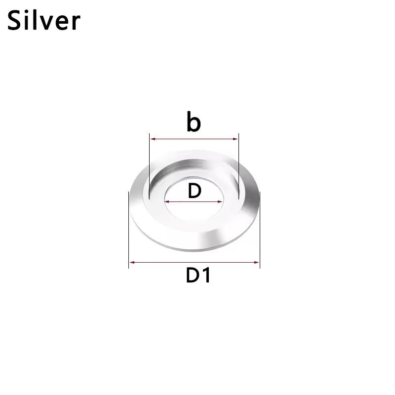 4-25 Stück Eloxierte Bunte Aluminiumscheibe M2 M2,5 M3 M4 M5 M6 M8 für Senkkopfschraube ISO7380 Elektronik Drohne DIY Dichtungen
