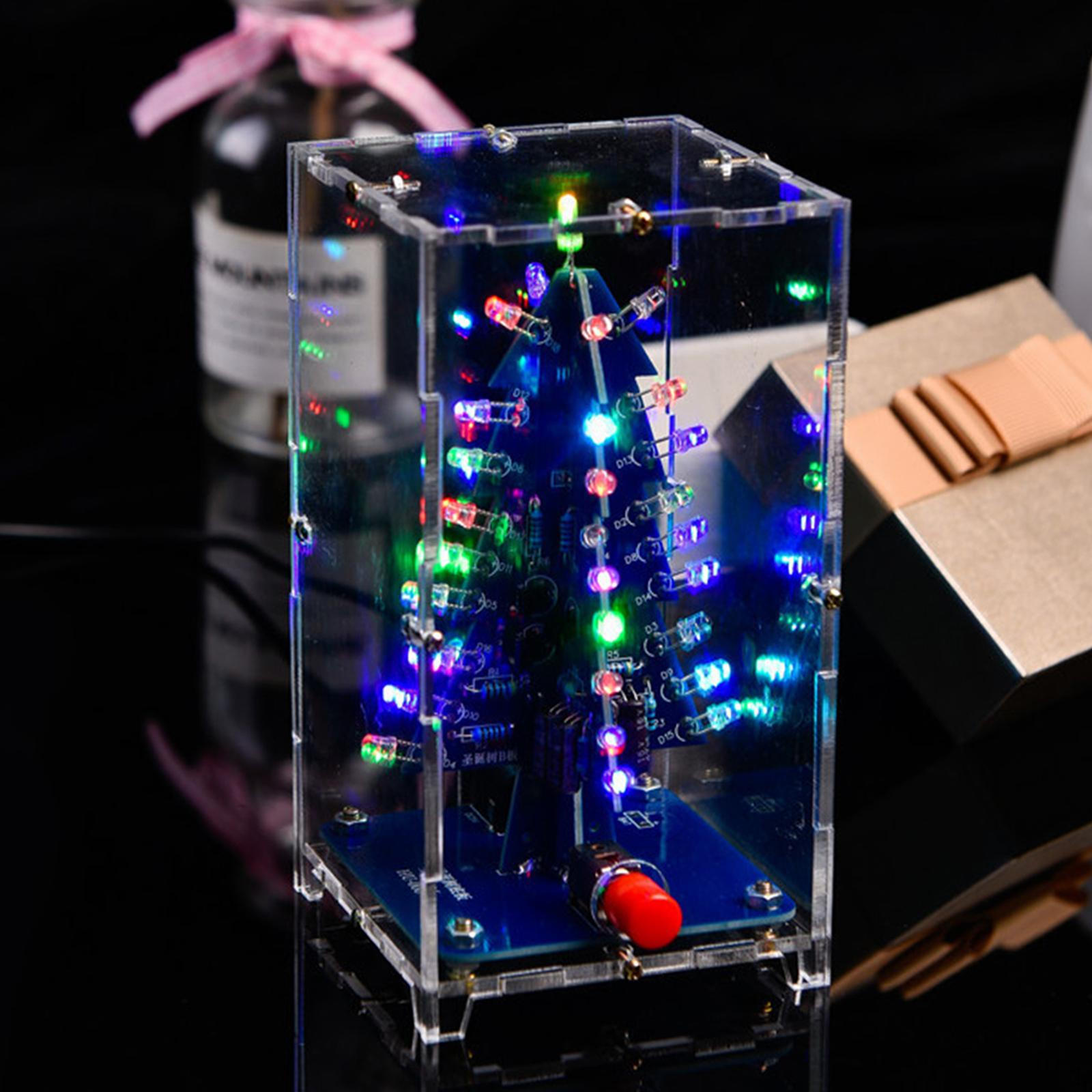 

3 DIY Module Kit Electronics Funny RGB LED Colorful Board для підлітків with case