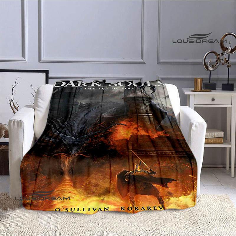 3D Game D-Dark Souls Printed Blankets Warm Blanket Soft and Comfortable Home Travel Bed Blanket Picnic Blanket Birthday Gift