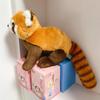 Cute Lifelike Raccoon Red Panda Plush Soft Stuffed Big Tail Animal Doll Cute Creative Plushie Children Toys Christmas Gift