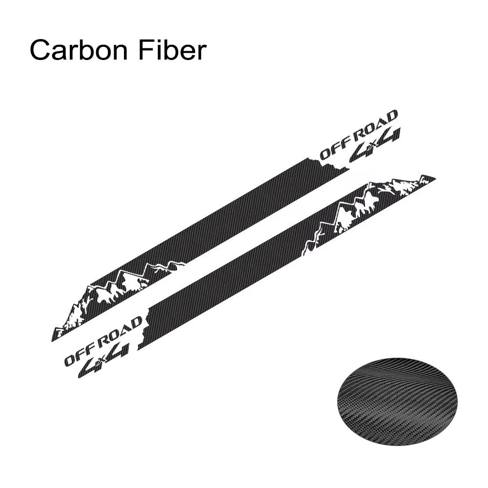 Car Mountain Styling Stickers Pickup Door Side Decals Truck Graphics 4X4 Off Road Custom Vinyl Decor Cover Auto Accessories