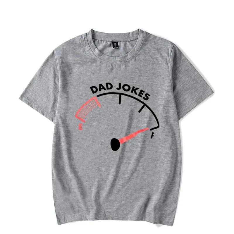 Dad Jokes Printed Men's T-shirt Glow-in-the-dark Clothes Short-sleeved Men's T-shirt Clothing Large T-shirt Men's Clothing