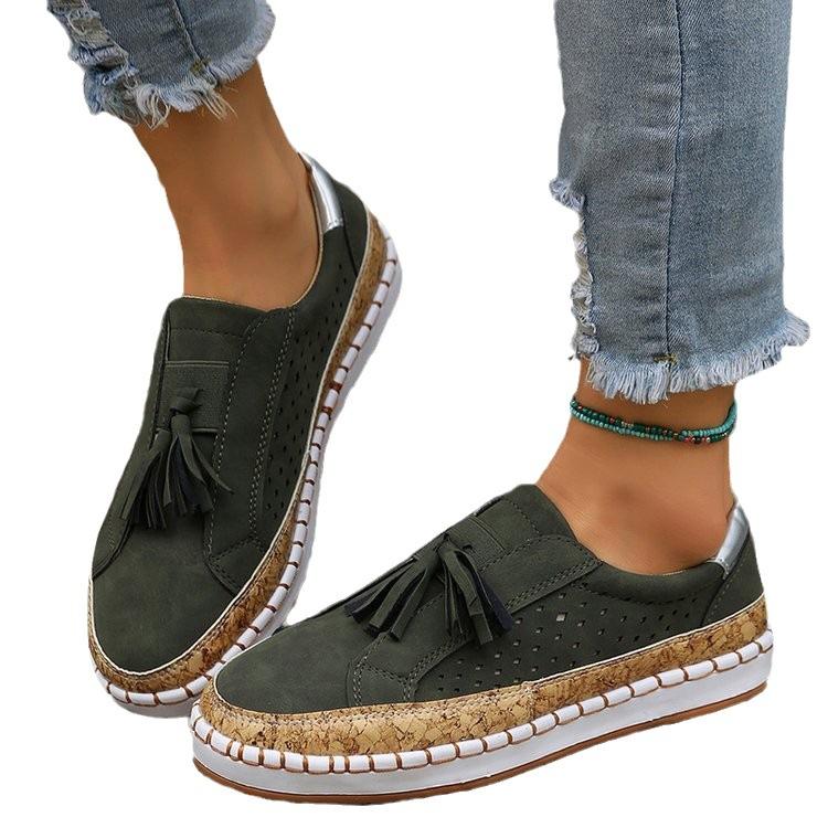 Autumn and Winter Couple Single Shoes Women's Spring and Summer Single Shoes Flat-bottomed Sports and Leisure Board Shoes Men's Work Shoes Women