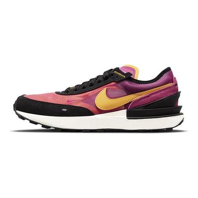 Waffle One GS Fuchsia Actif Chaussures Sneakers Enfants Rose Noir Lait de Coco DC0481-600