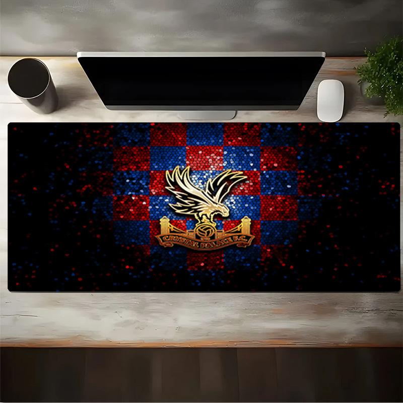 Crystal Palace Crest Design Mouse Pad, Gaming Mouse Pad, Keyboard Pad, Desk Decor for Computer Notebook Fan Gift Birthday Gift