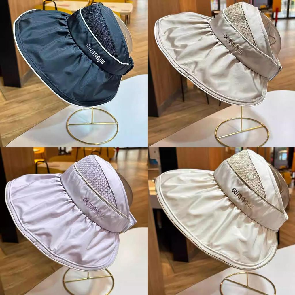 Sun Stylish Commuting Hat Women With Wide Brim Lightweight Sunshade Breathable