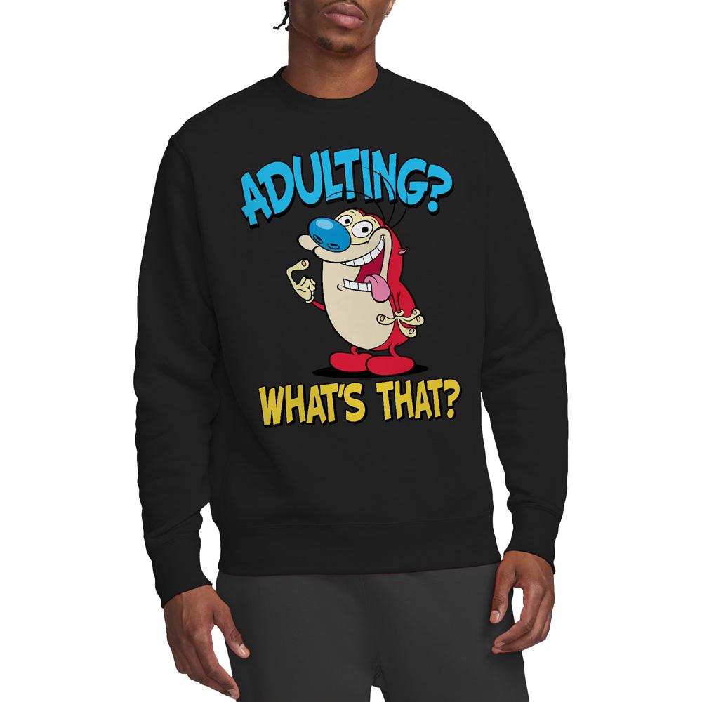 Ren & Stimpy Unisex Erwachsene Adulting 2 Sweatshirt