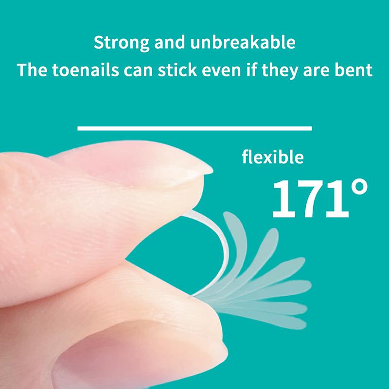 10 Stück eingewachsener Zehennagel Korrekturwerkzeug Richtclip Spange Eingewachsener Zehennagel Behandlung Elastisches Pflaster Aufkleber Pediküre Werkzeug