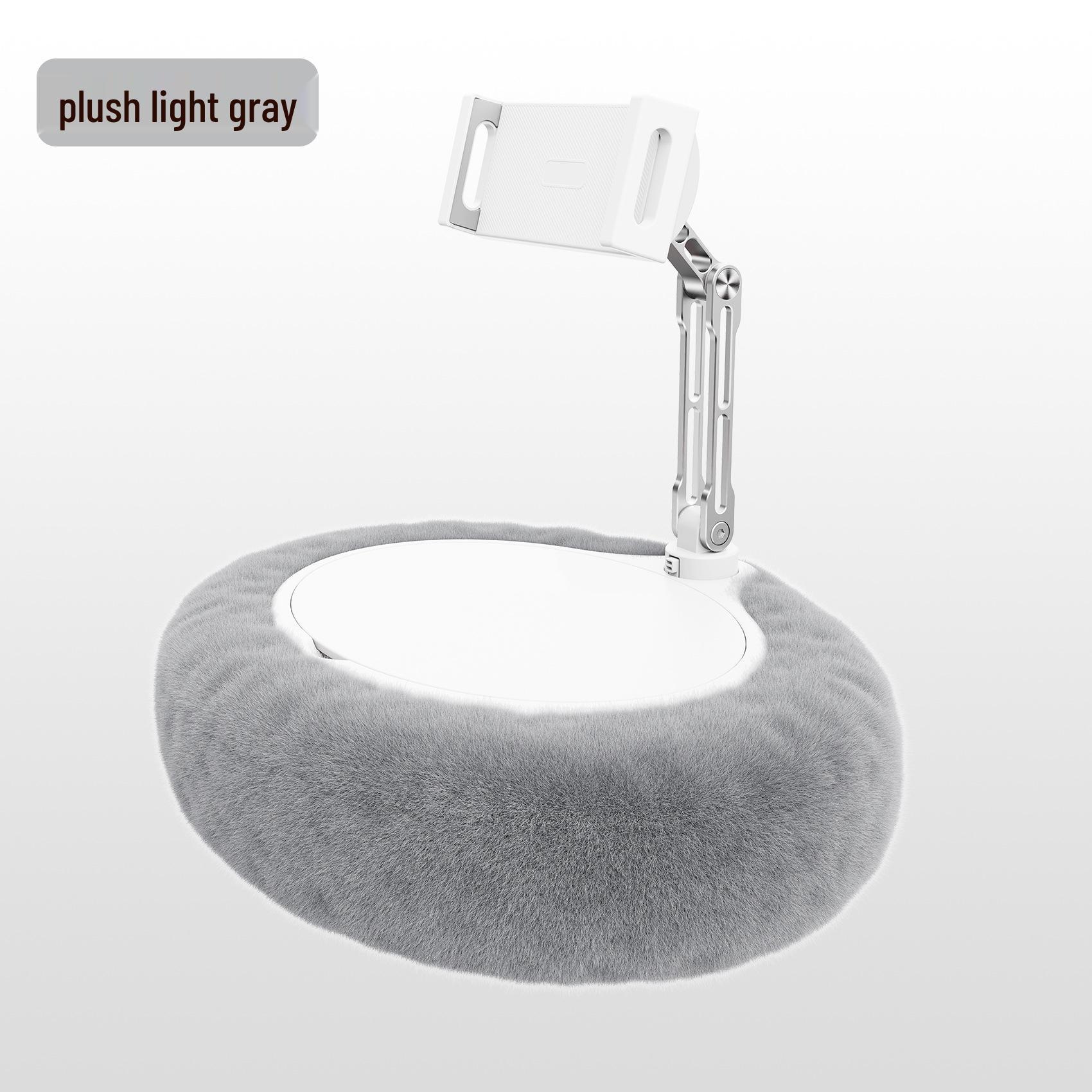 360° Rotating Metal Tablet & Phone Stand with Plush Cushion