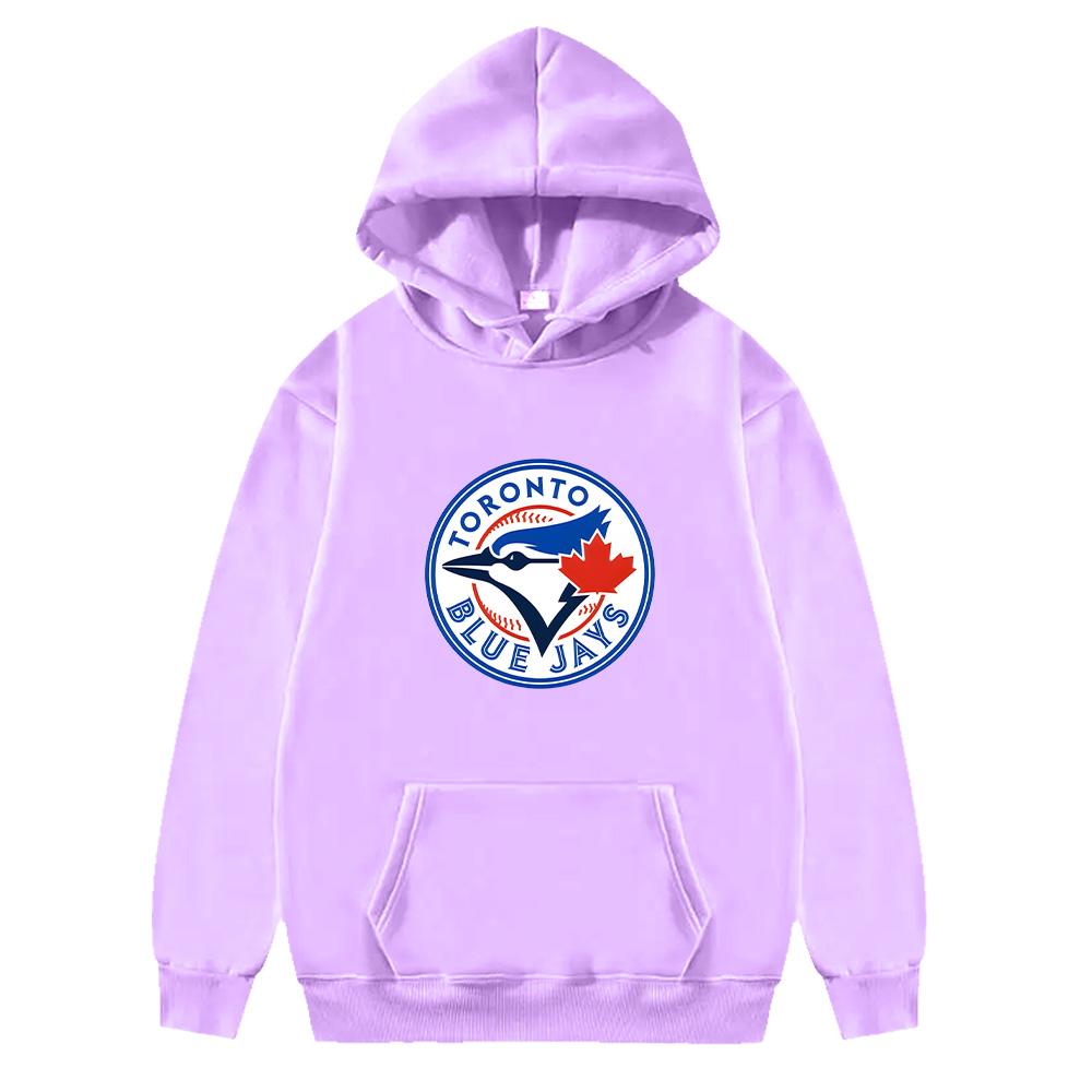 

Blue Jays Baseball Logo Hoodies Fashion Sweatshirts Autumn Winter Hooded Pullover Loose High Street Sportswear Clothes L
