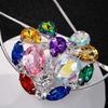 Colorful Caring Glasses Frame Personalized Design Rhinestone Internet Celebrity Blogger Photo Accessories Female