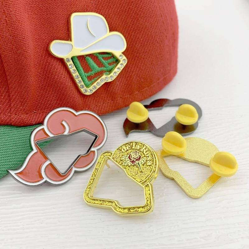 Metal Hat Pin Elegant Enamel Brooch Creative Decoration Pins Personalized Pin for Hats and Jackets Clothing Decorations