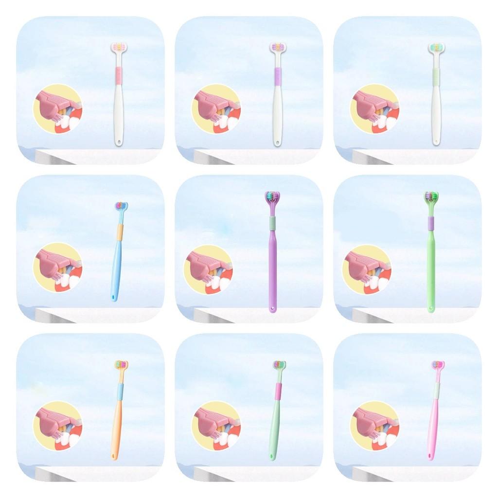 Premium Three-sided Soft Toothbrush For Adults Available In Beautiful Macaron Shades