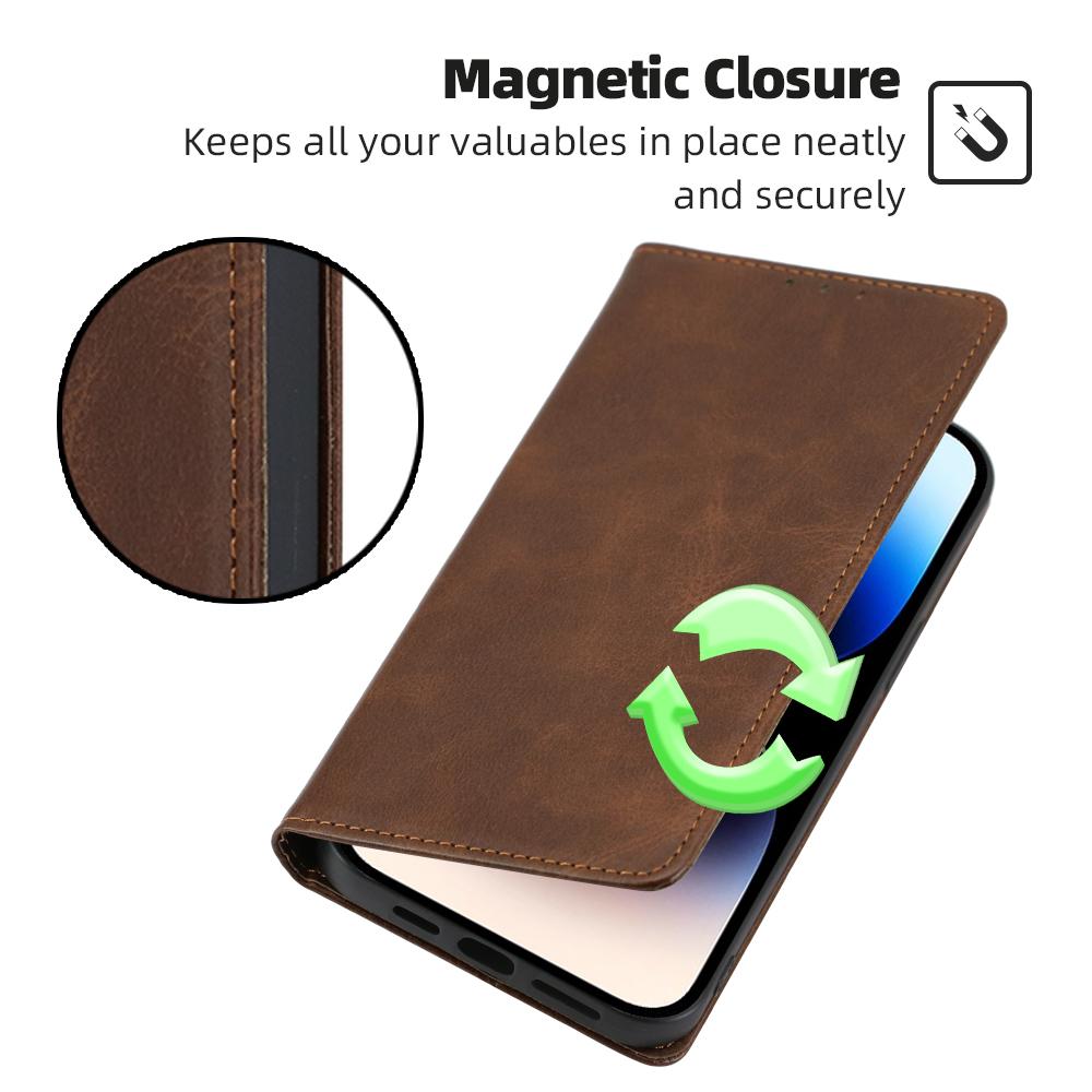 For Motorola Moto G45 5G/G34 5G Leather Case Magnetic Closing Wallet Flip Phone Cover