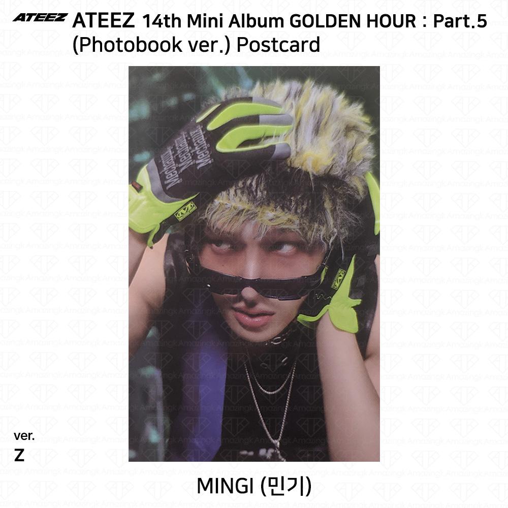 ATEEZ 14th Mini Album Golden Hour Part.5 Photobook ver. Photocard Z VER
