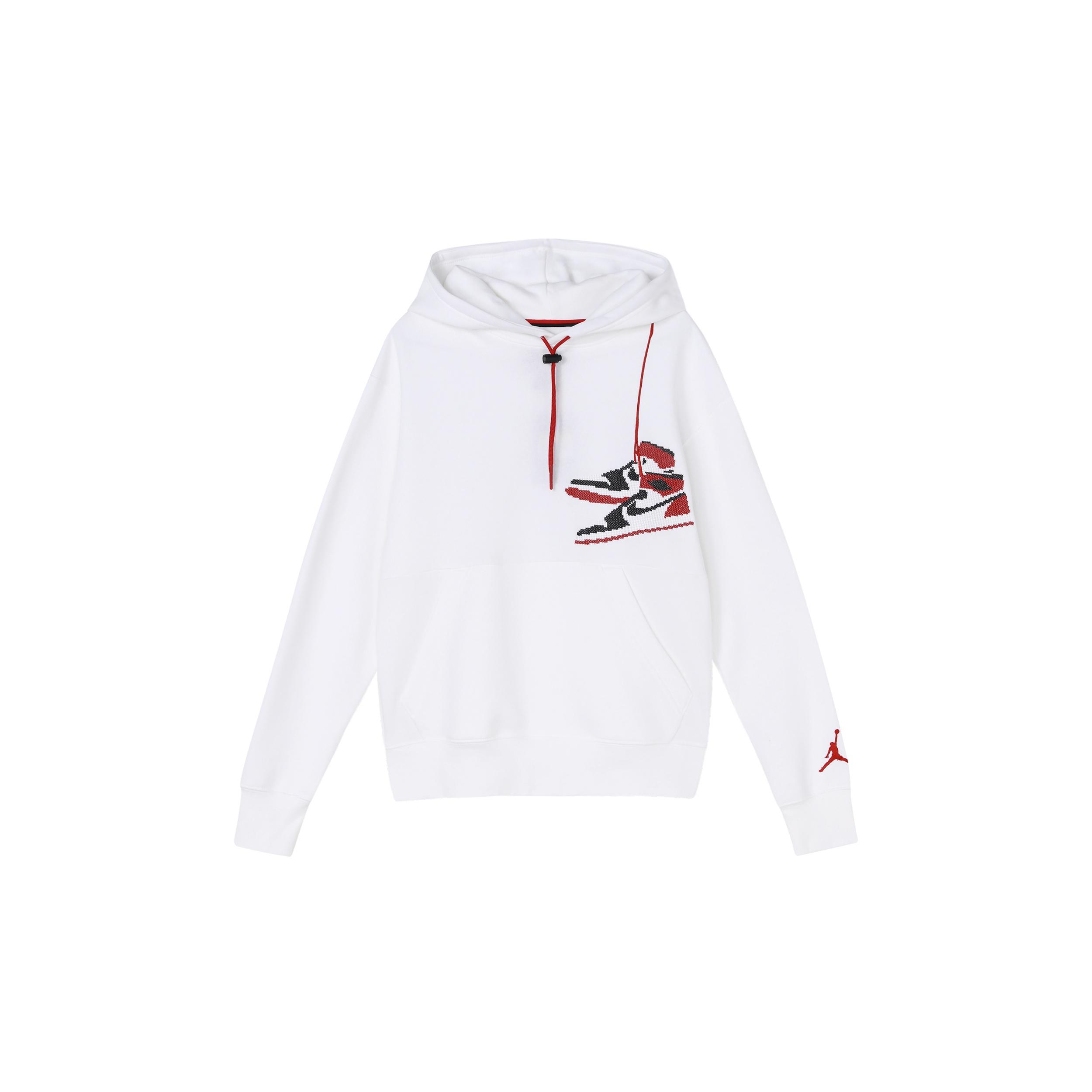 Air Jordan Jumpman Holiday Sports Hooded Pullover For Men White Men s CT3458-100 XXL