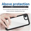 For iPhone 16e Clear Back Case Colorful Frame TPU+Acrylic Phone Cover