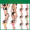 Bikini Sexy Womens Bandage Swimsuit Swimwear Bathing Suit Candy Solid Color