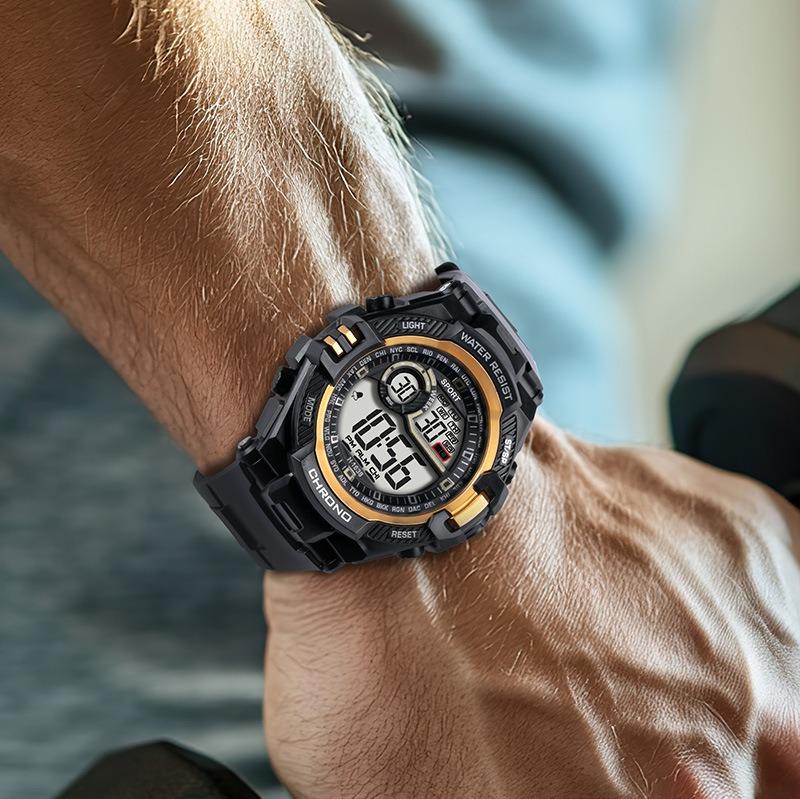 Electronic Watch For Mens Military Sports Watches Luminous Multifunction LED Digital Wristwatch for man kids Boy Student Teen