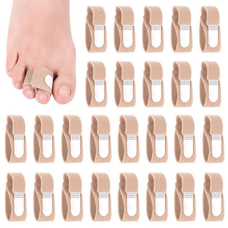 Toe Finger Straightener Hammer Tape Corrector Bandage Toe Separator Splint Wraps Foot Care Supplies