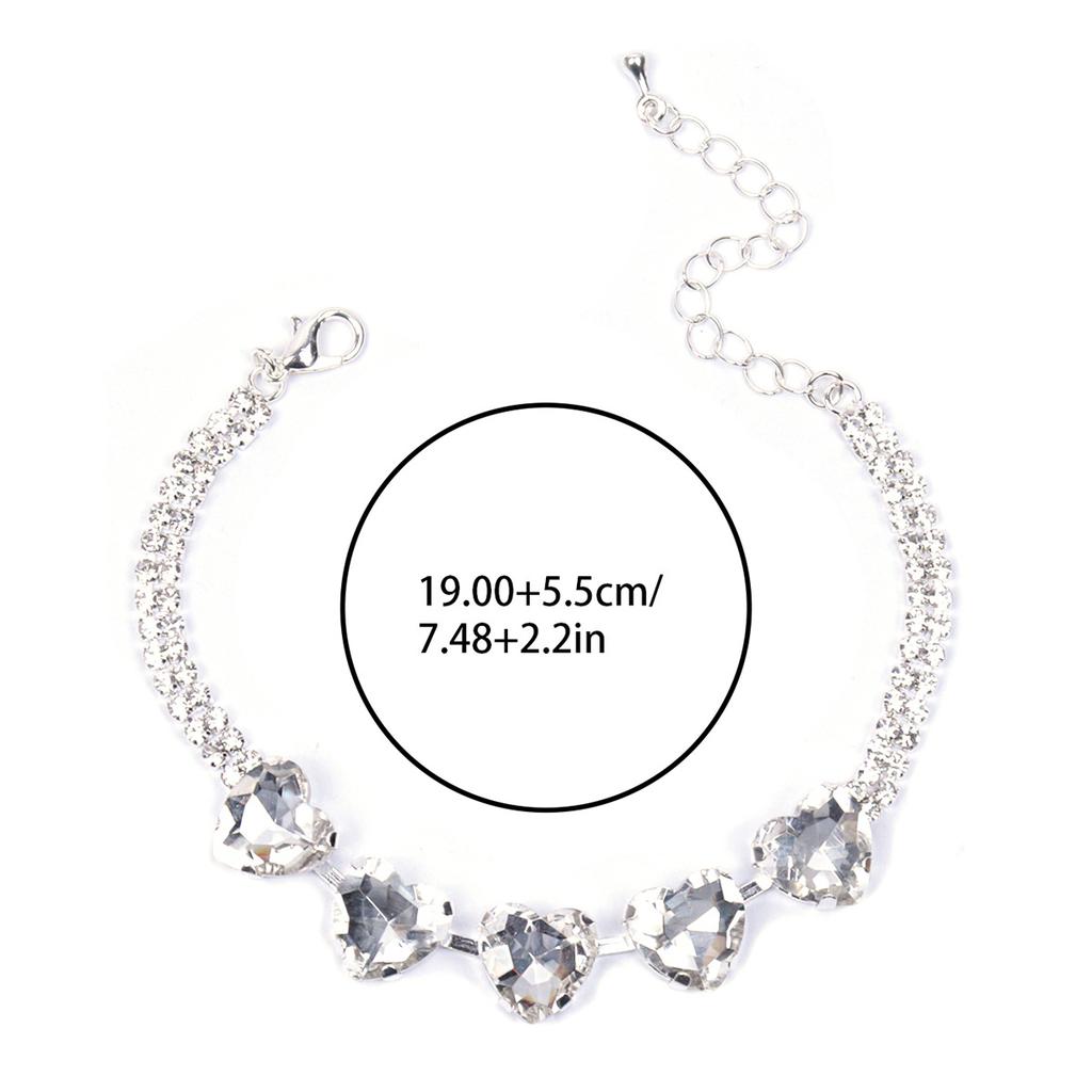 Neues elegantes Armband Schmuck Mode Braut Armband Wasser Diamant elastisches Armband Armband Armband