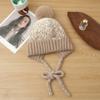 Korean Version of Autumn and Winter Hat for Women's Big Head Circumference Showing Face Small Bag Head Hat Ear Protection Warm Knit Hat Plus Fuzzy Hat