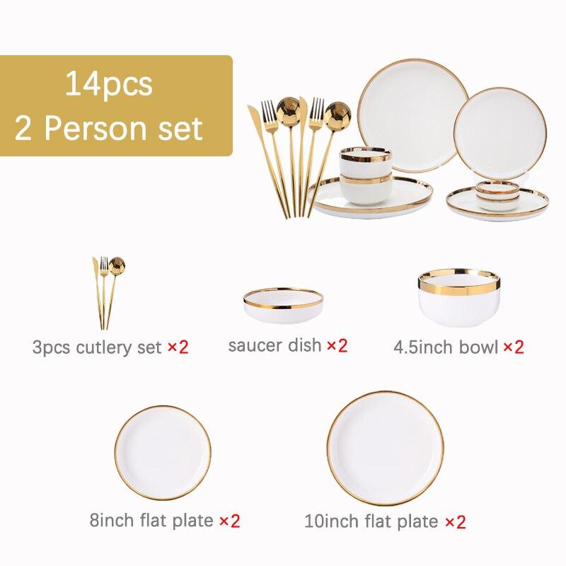 Funoble 29 шт., 4/6 человек, набор посуды, керамический набор тарелок для еды, набор белых фарфоровых тарелок, набор посуды, блюдо для ресторана, отеля