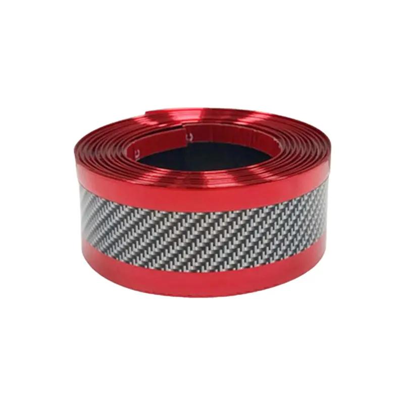 

Universal Car Door Sill Protection Body Rearview Mirrors Bumper Anti-scratch Protection Stickers Auto Decorations Accessories красный