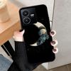 For Vivo Y22 4G Case Wolf Cat Soft Silicone Shockproof Phone Cover For Vivo V2207 V2206 Y22s Y 22 Y 22S Cases 2022 Black Bumper